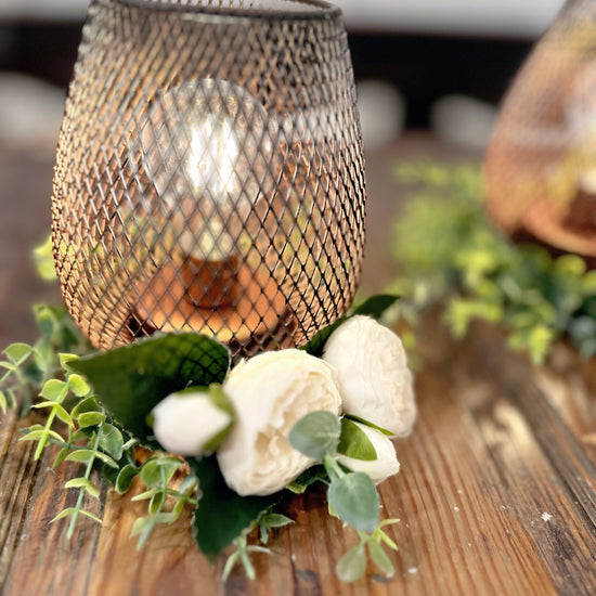 Industrial Chic Light Bulb Cage Lanterns.