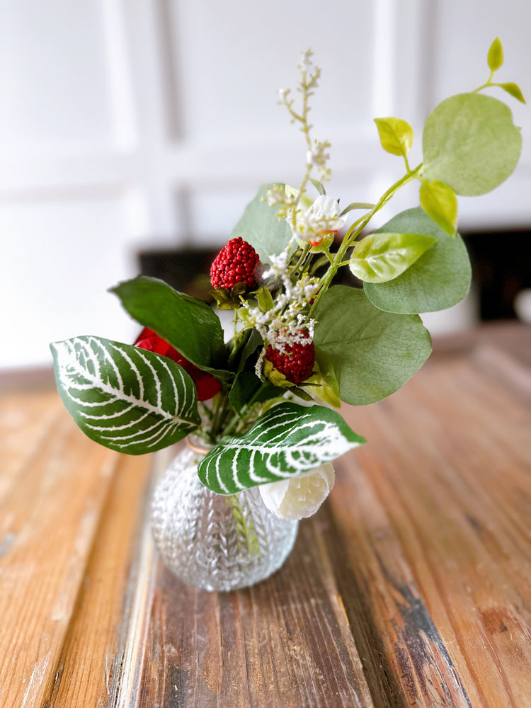 All-Season Red Rose Artificial Arrangement