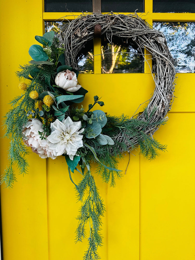 Custom Wreath 18" | Front Door Decor | Year Round Wreath | Porch Decor | Housewarming Gift | Farmhouse Decor | Outdoor Decor