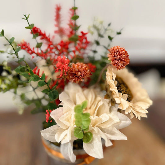 All Season Wildflower Centerpiece Arrangement.